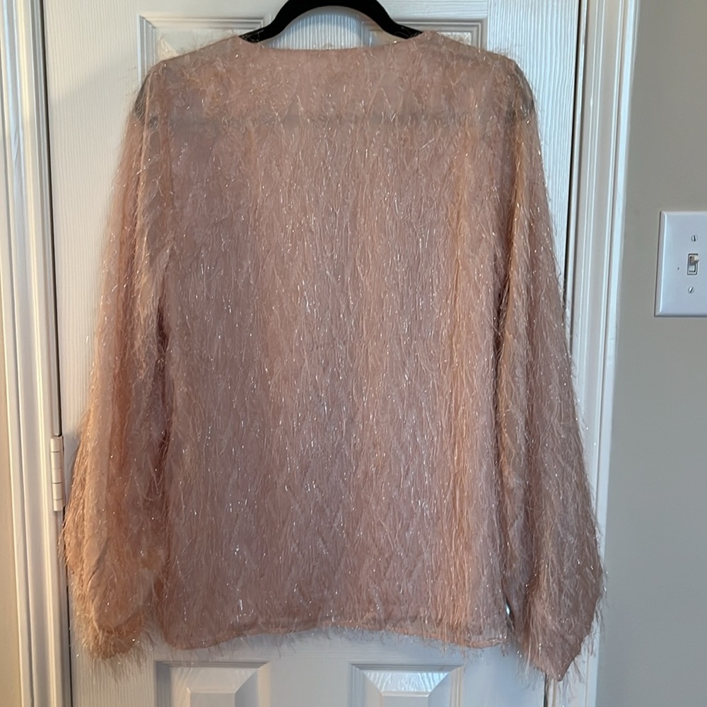 Jodifl Eyelash Iridescent Blouse - Picture 7 of 9